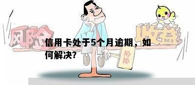 信用卡处于5个月逾期，如何解决？