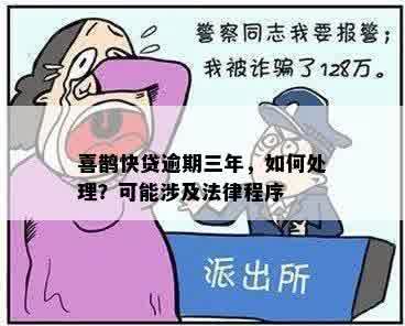 喜鹊快贷逾期三年，如何处理？可能涉及法律程序