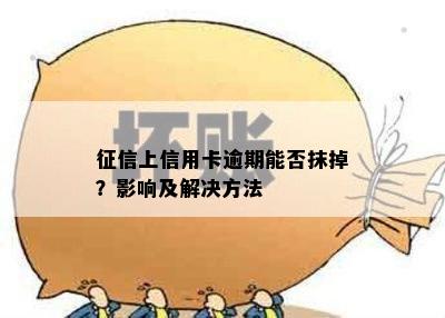 征信上信用卡逾期能否抹掉？影响及解决方法