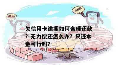 欠信用卡逾期如何合理还款？无力偿还怎么办？只还本金可行吗？