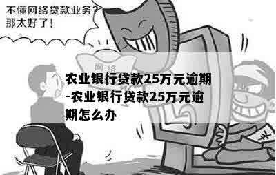 农业银行贷款25万元逾期-农业银行贷款25万元逾期怎么办