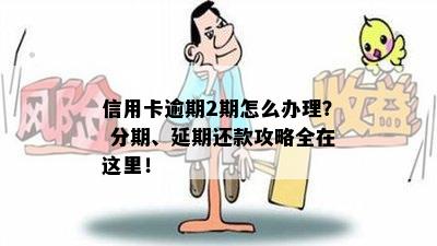 信用卡逾期2期怎么办理？ 分期、延期还款攻略全在这里！