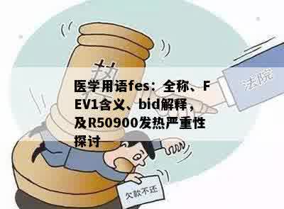 医学用语fes：全称、FEV1含义、bid解释，及R50900发热严重性探讨