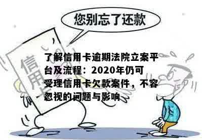 了解信用卡逾期法院立案平台及流程：2020年仍可受理信用卡欠款案件，不容忽视的问题与影响