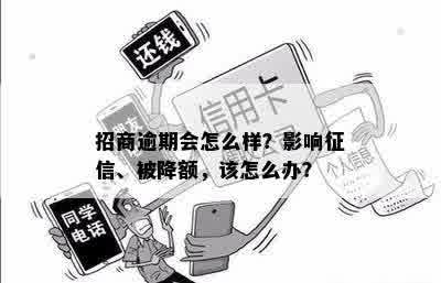 招商逾期会怎么样？影响征信、被降额，该怎么办？