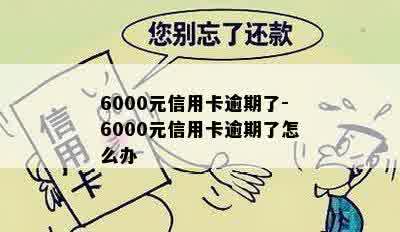 6000元信用卡逾期了-6000元信用卡逾期了怎么办