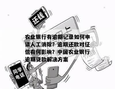 农业银行有逾期记录如何申请人工消除？逾期还款对征信有何影响？中国农业银行逾期贷款解决方案