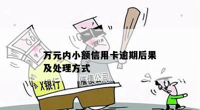 万元内小额信用卡逾期后果及处理方式