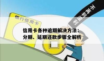 信用卡各种逾期解决方法：分期、延期还款步骤全解析