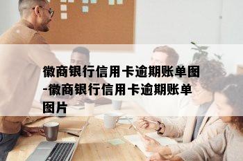 徽商银行信用卡逾期账单图-徽商银行信用卡逾期账单图片