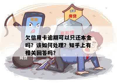 欠信用卡逾期可以只还本金吗？该如何处理？知乎上有相关回答吗？