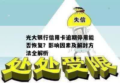 光大银行信用卡逾期停用能否恢复？影响因素及解封方法全解析