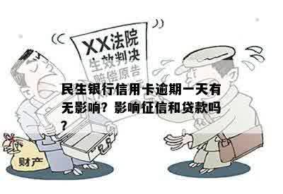 民生银行信用卡逾期一天有无影响？影响征信和贷款吗？