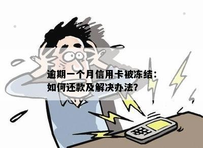 逾期一个月信用卡被冻结：如何还款及解决办法？