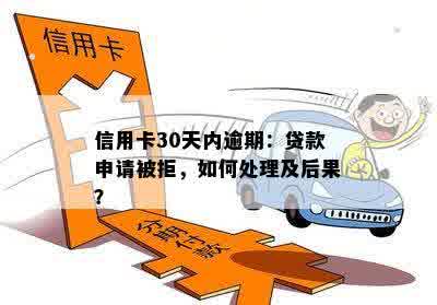 信用卡30天内逾期：贷款申请被拒，如何处理及后果？