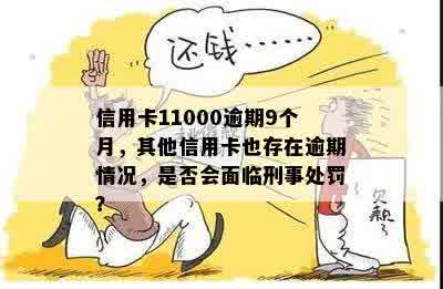 信用卡11000逾期9个月，其他信用卡也存在逾期情况，是否会面临刑事处罚？