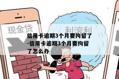 信用卡逾期3个月要拘留了-信用卡逾期3个月要拘留了怎么办