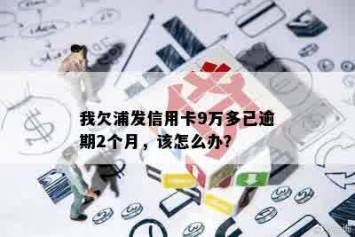 我欠浦发信用卡9万多已逾期2个月，该怎么办？