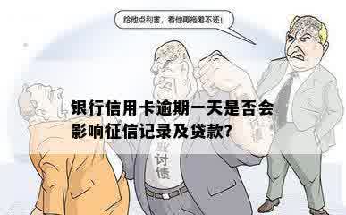 银行信用卡逾期一天是否会影响征信记录及贷款?