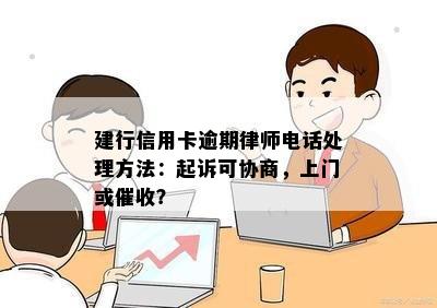 建行信用卡逾期律师电话处理方法：起诉可协商，上门或催收？