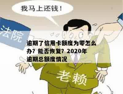 逾期了信用卡额度为零怎么办？能否恢复？2020年逾期总额度情况