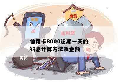 信用卡8000逾期一天的罚息计算方法及金额