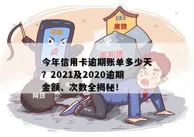 今年信用卡逾期账单多少天？2021及2020逾期金额、次数全揭秘！