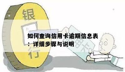 如何查询信用卡逾期信息表：详细步骤与说明