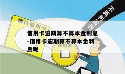 信用卡逾期算不算本金利息-信用卡逾期算不算本金利息呢