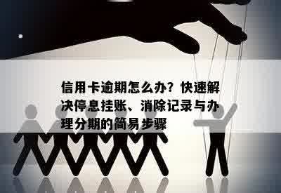 信用卡逾期怎么办？快速解决停息挂账、消除记录与办理分期的简易步骤