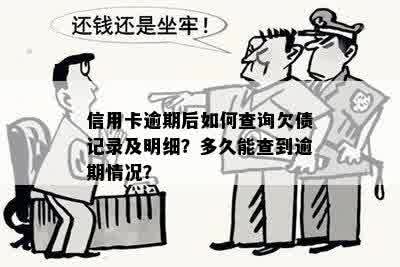 信用卡逾期后如何查询欠债记录及明细？多久能查到逾期情况？