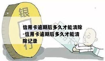 信用卡逾期后多久才能清除-信用卡逾期后多久才能清除记录