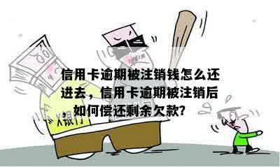 信用卡逾期被注销钱怎么还进去，信用卡逾期被注销后，如何偿还剩余欠款？