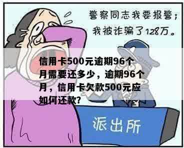 信用卡500元逾期96个月需要还多少，逾期96个月，信用卡欠款500元应如何还款？