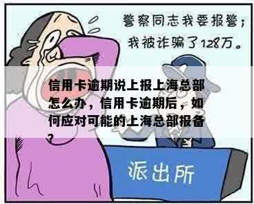 信用卡逾期说上报上海总部怎么办，信用卡逾期后，如何应对可能的上海总部报备？