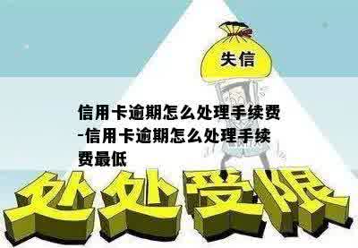 信用卡逾期怎么处理手续费-信用卡逾期怎么处理手续费更低