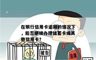 在银行信用卡逾期的情况下，能否继续办理储蓄卡或其他信用卡？