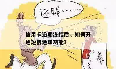 信用卡逾期冻结后，如何开通短信通知功能？