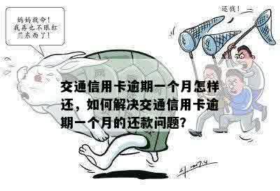 交通信用卡逾期一个月怎样还，如何解决交通信用卡逾期一个月的还款问题？