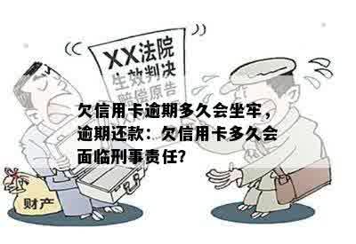 欠信用卡逾期多久会坐牢，逾期还款：欠信用卡多久会面临刑事责任？