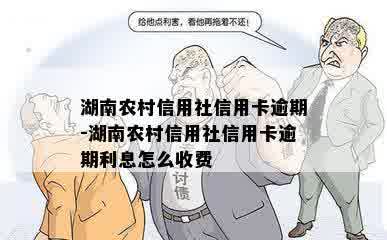 湖南农村信用社信用卡逾期-湖南农村信用社信用卡逾期利息怎么收费