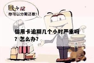 信用卡逾期几个小时严重吗？怎么办？