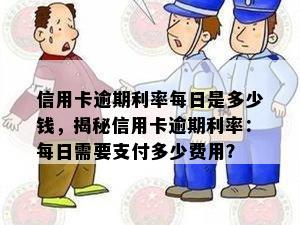 信用卡逾期利率每日是多少钱，揭秘信用卡逾期利率：每日需要支付多少费用？