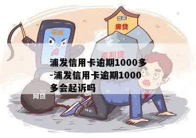 浦发信用卡逾期1000多-浦发信用卡逾期1000多会起诉吗