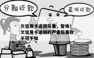 欠信用卡逾期后果，警惕！欠信用卡逾期的严重后果你不可不知