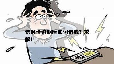 信用卡逾期后如何借钱？求解！