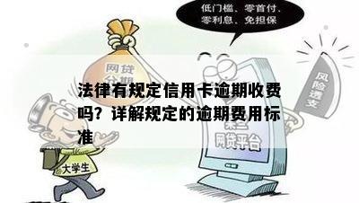 法律有规定信用卡逾期收费吗？详解规定的逾期费用标准