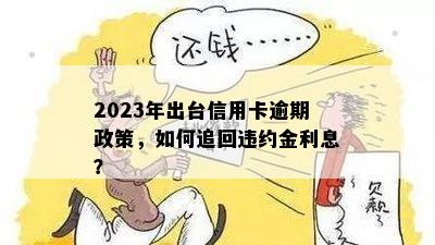 2023年出台信用卡逾期政策，如何追回违约金利息？