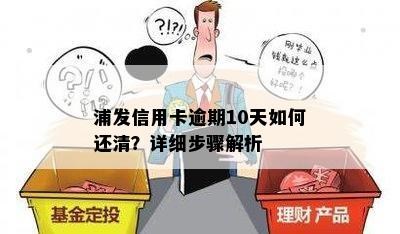 浦发信用卡逾期10天如何还清？详细步骤解析