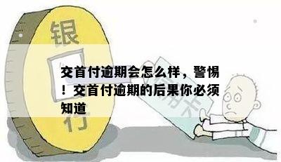 交首付逾期会怎么样，警惕！交首付逾期的后果你必须知道